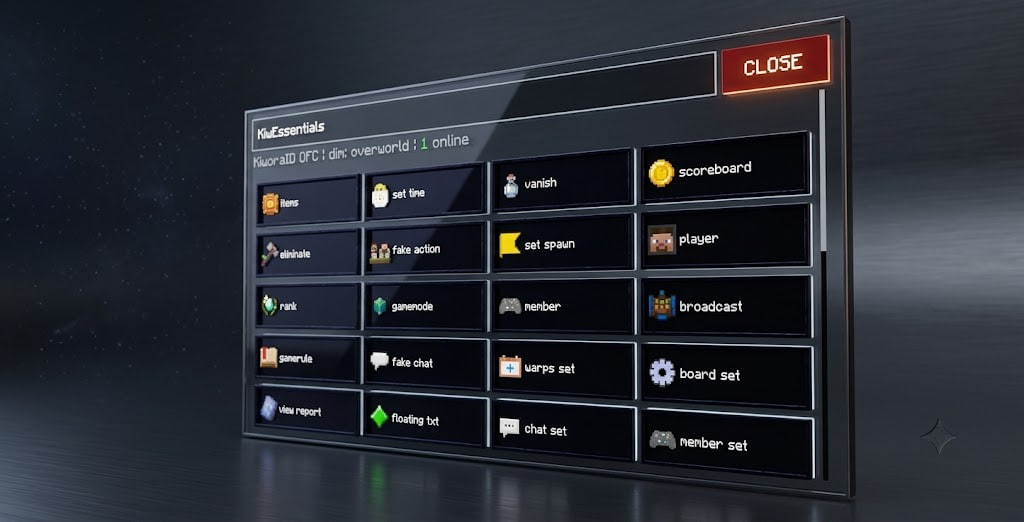 KiwStudio - Minecraft Bedrock addon panel for server management